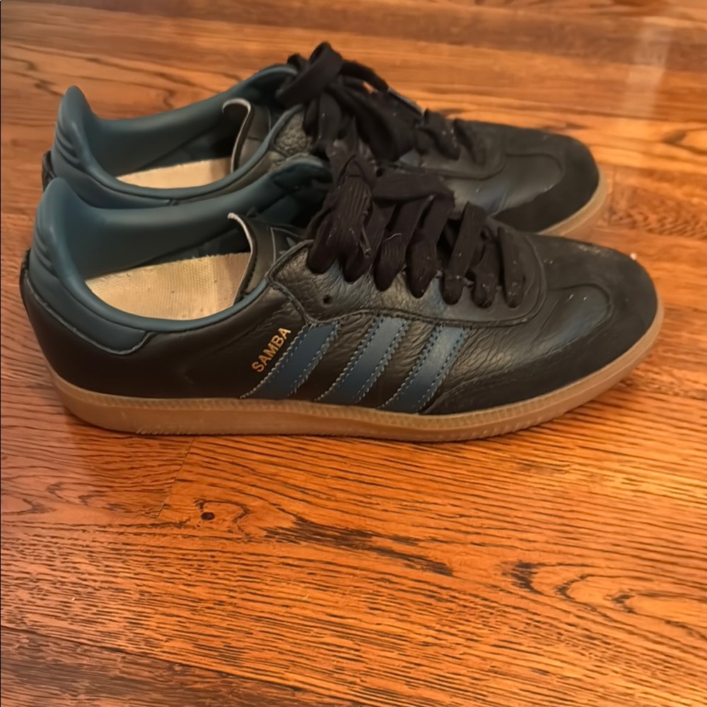 Adidas Samba Women’s Black and Navy Sneakers